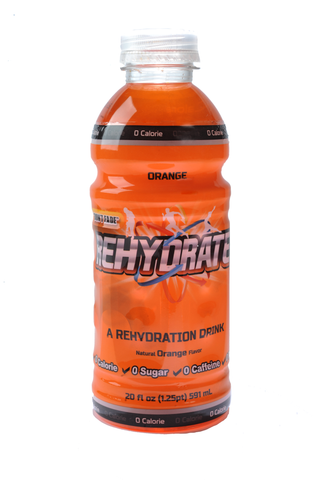 4 Pack of Orange Rehydrate - 20 oz