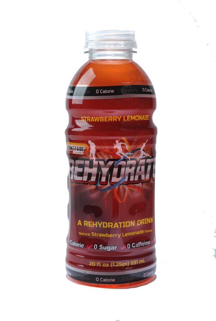8 Pack of Strawberry Lemonade Rehydrate - 20 oz